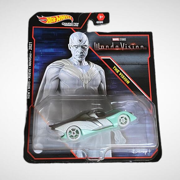 Hot Wheels Marvel Studios Disney Plus WandaVision The Vision Character Car - Picture 2 of 4